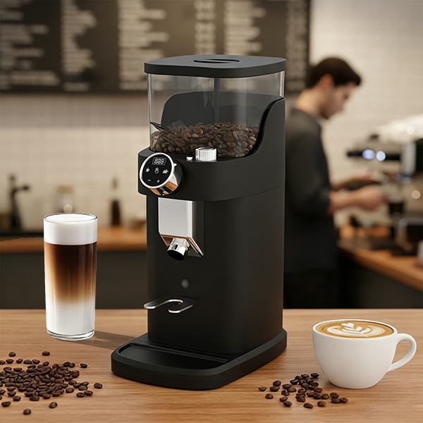 High Quality Smart Speed Adjustable Coffee Grinding Machine Single Dose Electric Grinder Machine