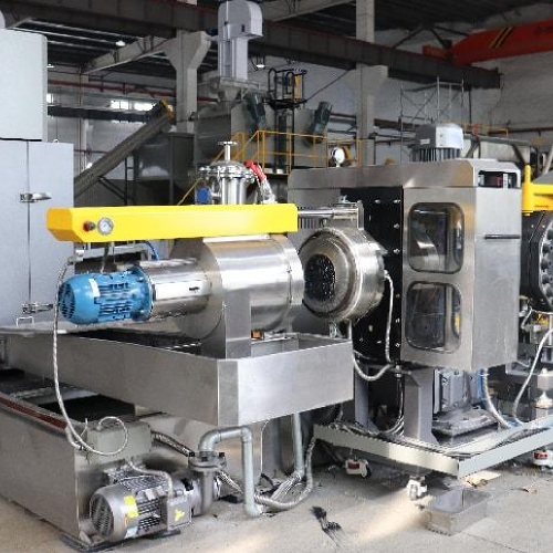 Kompakte Pelletieranlage für HDPE-PP-Flakes