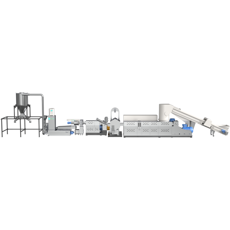 Recycling-Pelletieranlage für schweres Oberflächenbedrucktes Folienmaterial