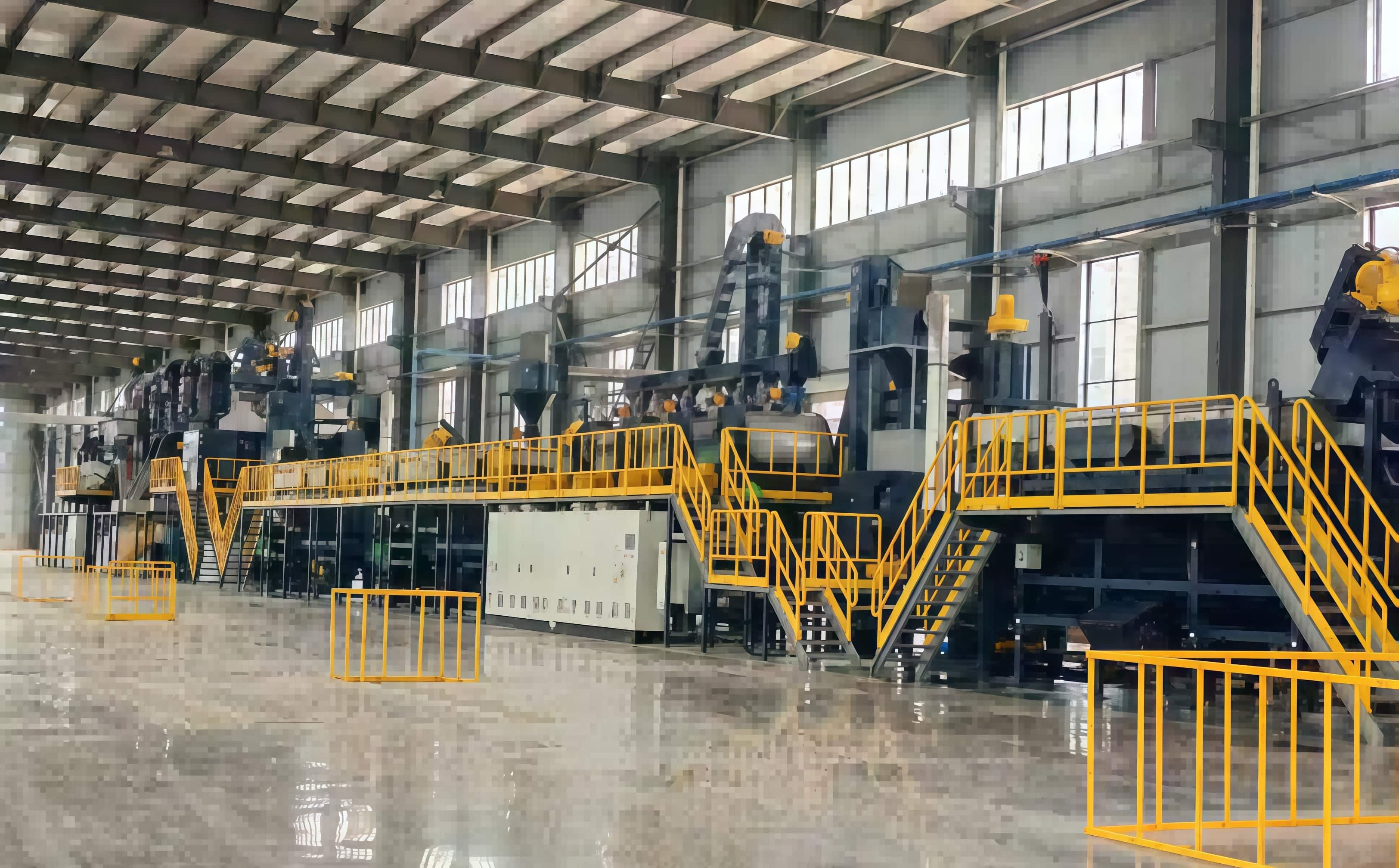 The PTW2000  pesticide  bottle  recycling  line  POLYTEC 