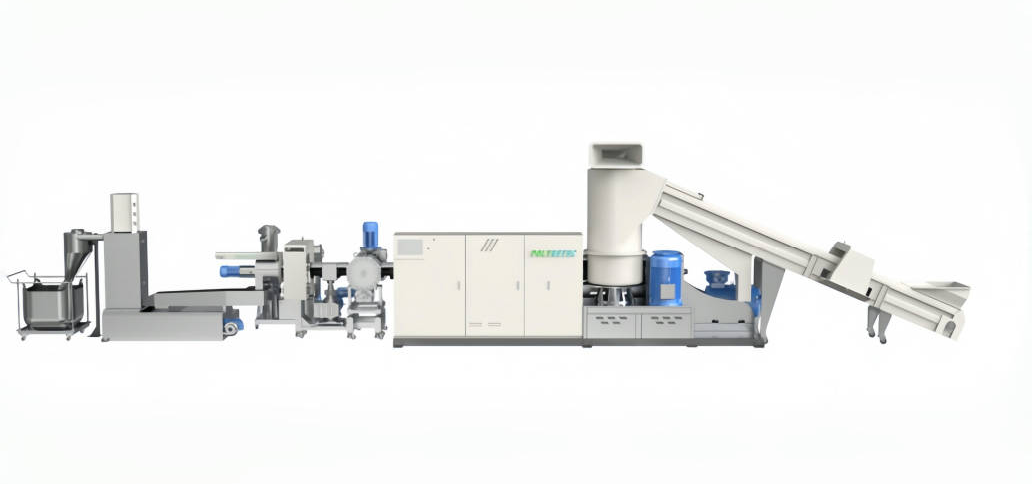 Compact Pelletizing line for post consumer materials details