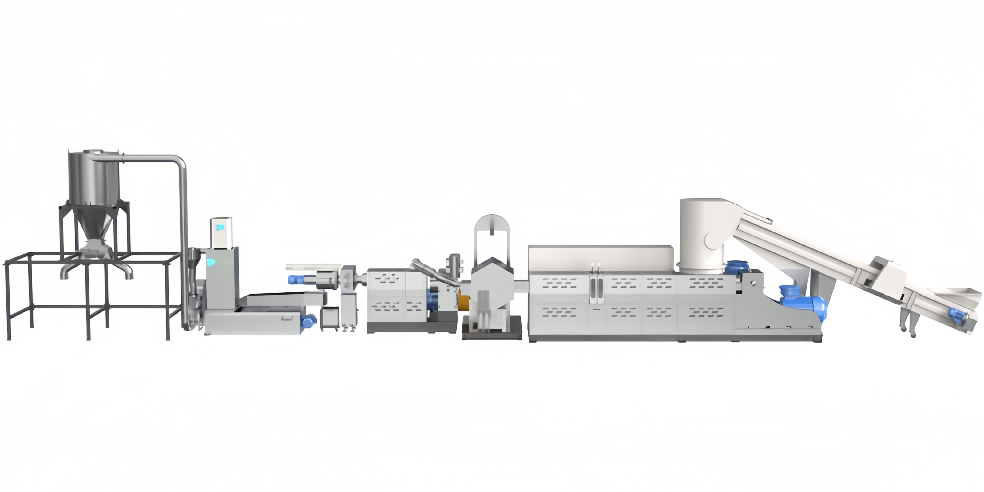 Waste Heavy Surface Printed Film Recycling Pelletizing Line details