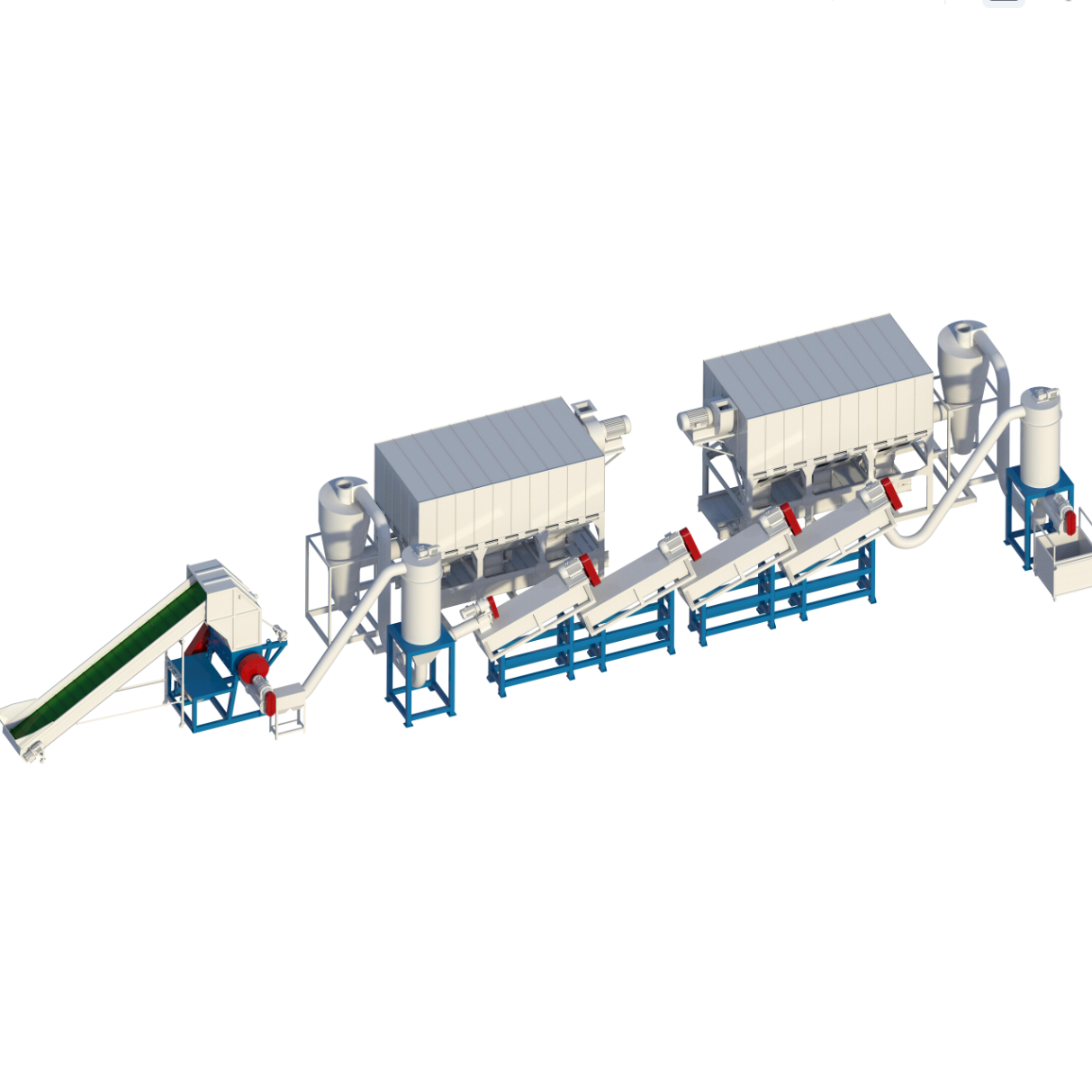 Waste Plastic Dry Washing Line