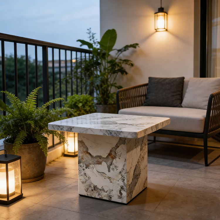 Pandora Sintered Stone Tiles Wall Slab Fireproof Modern for Livingroom Dining Table Top Coffee Table