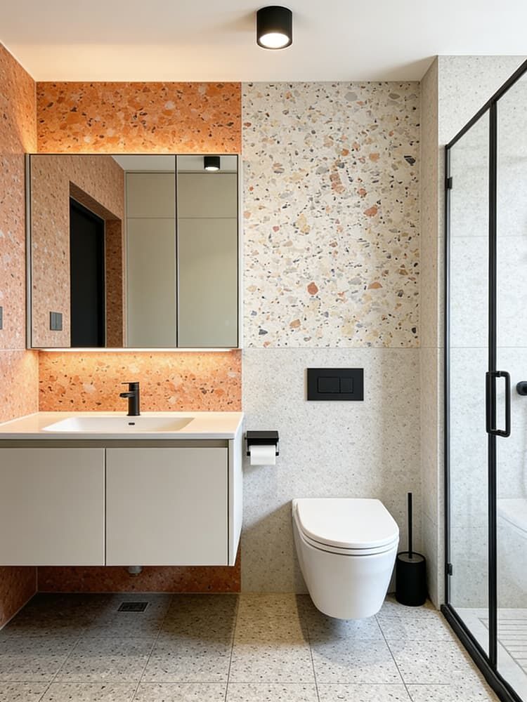 YDSTONE Factory Direct Colorful Artificial Stone Floor Tile Polished Terrazzo Slab Cement Tile Wall Panel