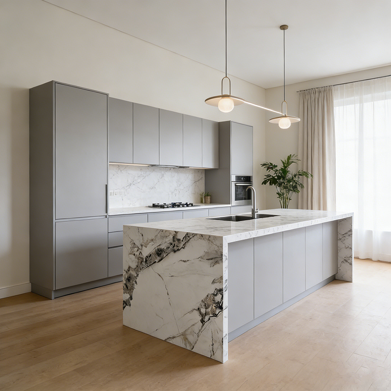 Best-Selling Imperial Green Stone Large Size Porcelain Slab Polished Floor Tiles Sintered Stone