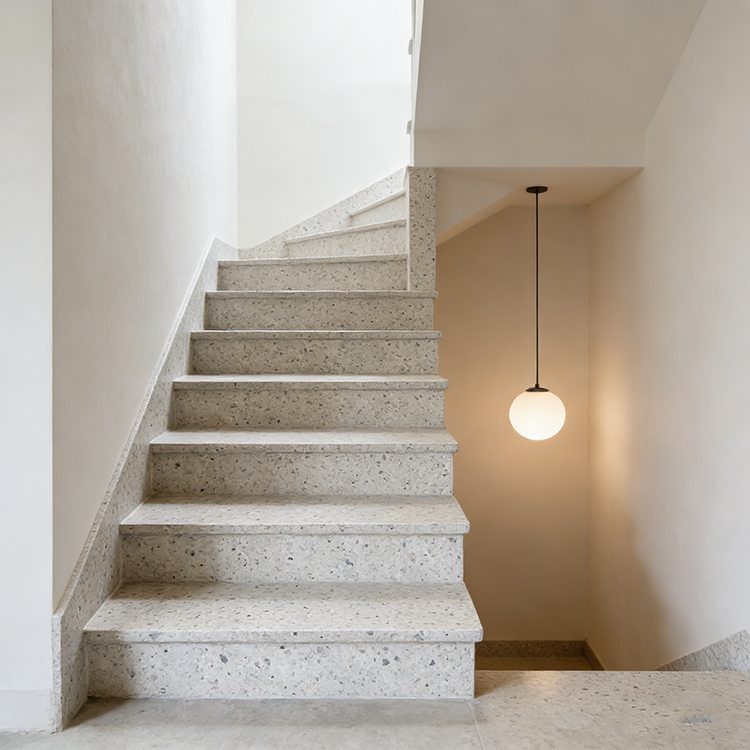 Customized Wholesale Terrazzo Stone Tile Big Slab for Villa Stair Application Artificial Stone for Living Room