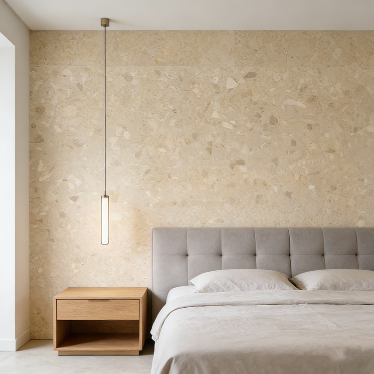 YDSTONE Antique Beige Cut-to-Size  Artificial Marble Tiles for Exterior Interior Decoration-Balcony