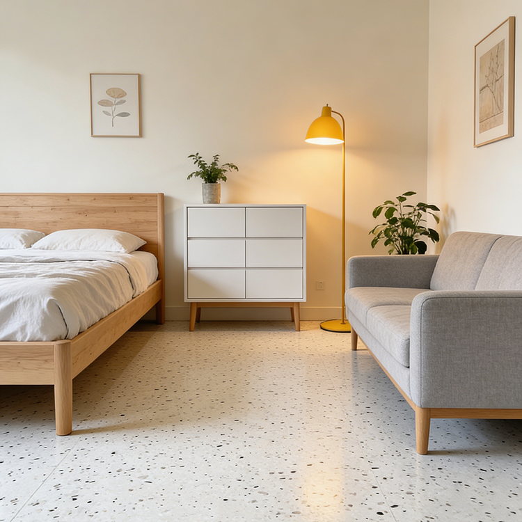 Customized Wholesale Terrazzo Stone Tile Floor Big Slab for Villa Application Artificial Stone for Living Room