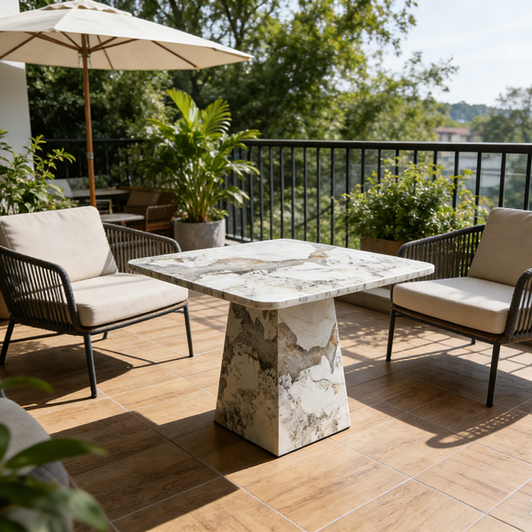 Pandora Sintered Stone Tiles Wall Slab Fireproof Modern for Livingroom Dining Table Top Coffee Table