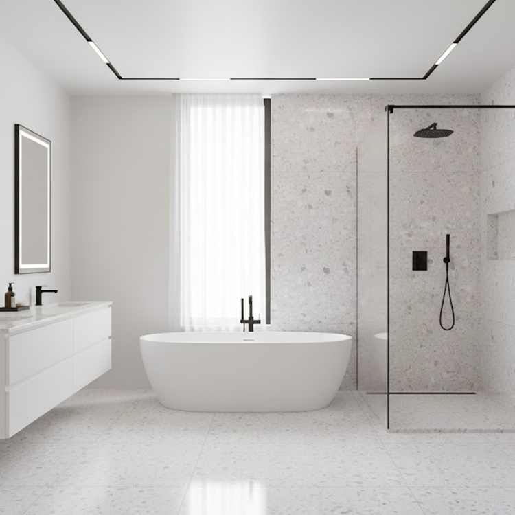 YDSTONE Grand City 02 Cut-to-Size Terrazzo Tiles for Outdoor Terrace Interior Decoration Balcony Flooring Mall Use for Household