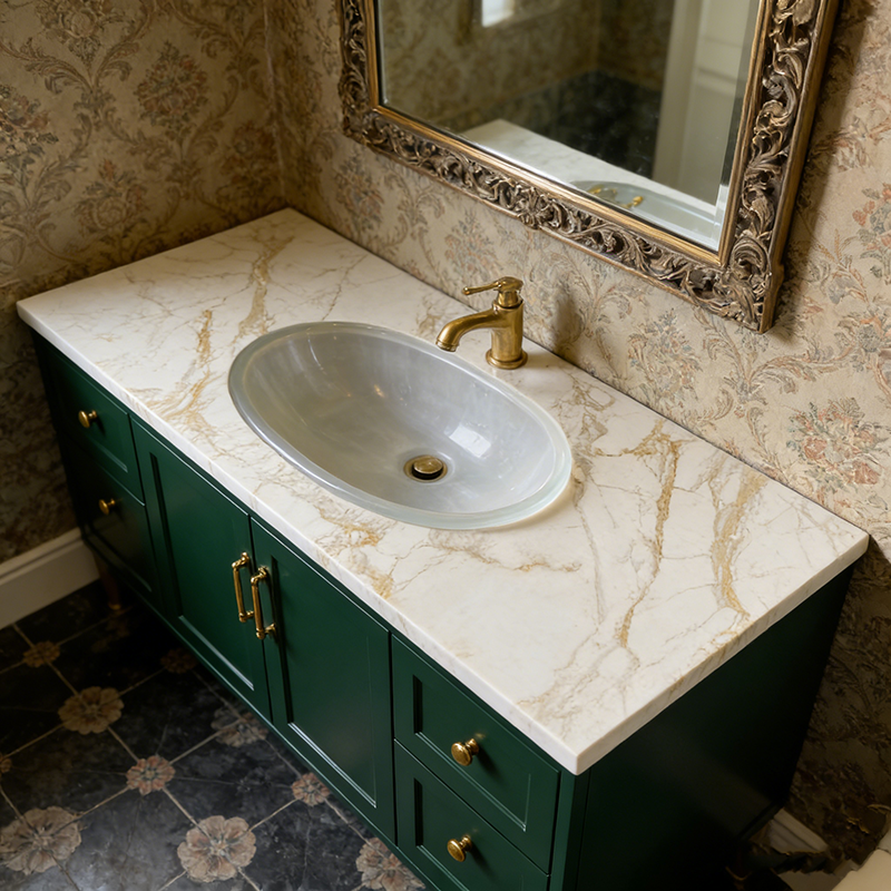 High Quality Sintered Stone Artificial Slab Versatile Tiles Home Hotel Garden Bathroom Vanity Tops