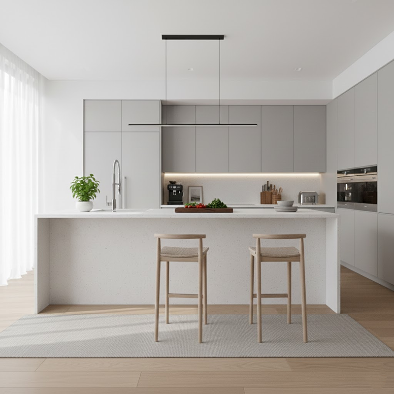 YDSTONE White Artificial Quartz Slabs Stone Price Artificial Stone Kitchen Countertops Slabs Vanity Top