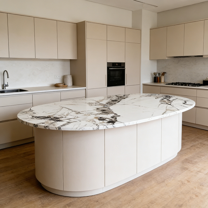 Best-Selling Imperial Green Stone Large Size Porcelain Slab Polished Floor Tiles Sintered Stone