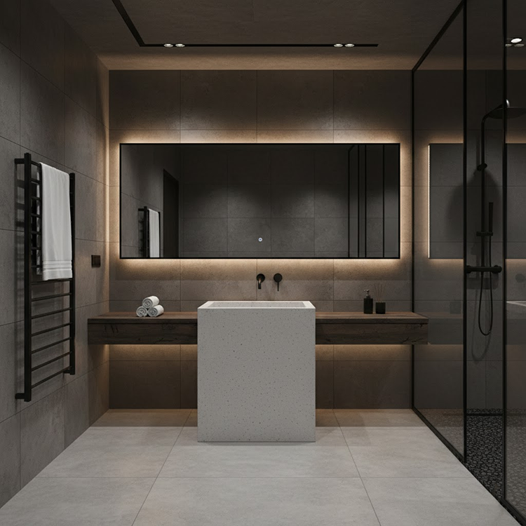 YDSTONE White Artificial Quartz Slabs Stone Price Artificial Stone Bathroom Slabs Vanity Top Sinks