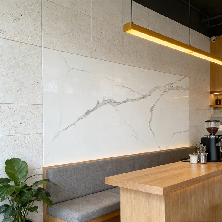 20mm Sintered Stone Artificial Stone White Ceramic Tile Sintered Stone Slabs for Floors