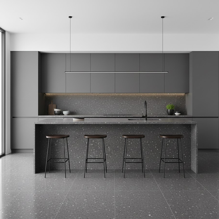 product 2025 customizable luxury marble dressing table basin countertop modern style wall mounted sink bathroom set535646-7