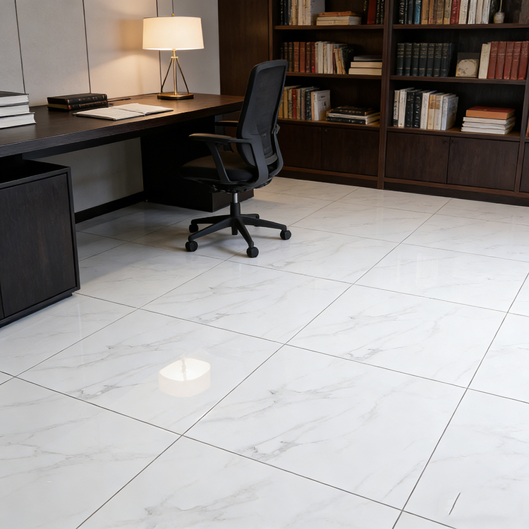 YDSTONE Artificial Square Marble 600*600 Ceramic Tile White Color Porcelain Floor Tiles for House