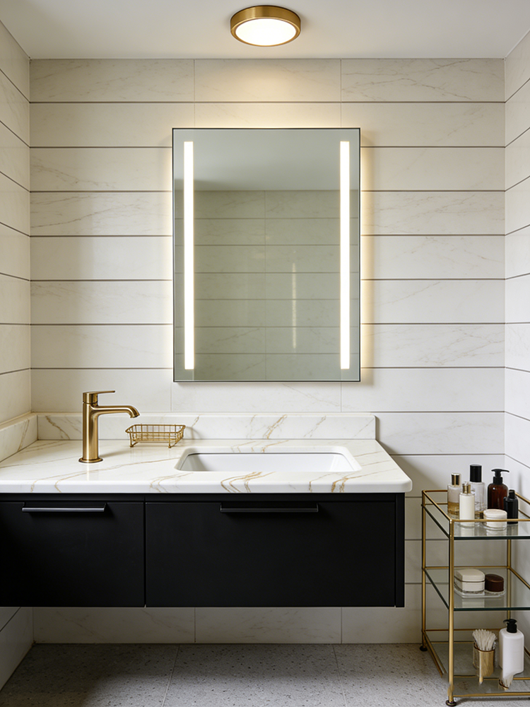 Ydstone Calacatta Gold Quartz Stone Slab Kitchen Countertop Quartz Slabs 3cm for Countertop