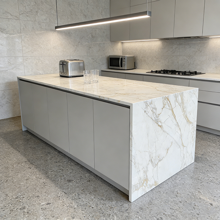 High Quality Sintered Stone Artificial Slab Versatile Flooring Tiles Home Hotel Gym Road Garden Outdoor Dining Living Room Use