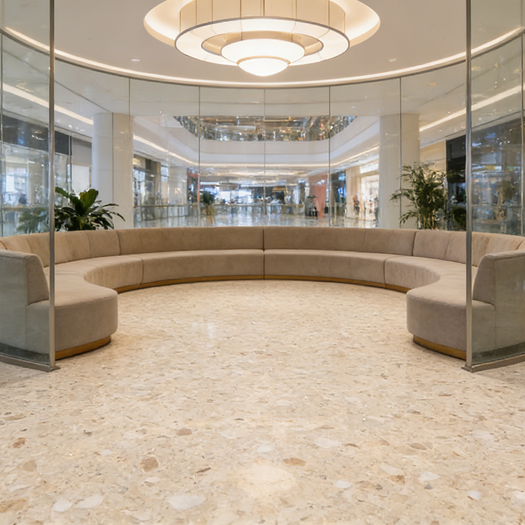 YDSTONE Artificial Stone Classic Beige Polished Heat Resistant Vanity Marble Flooring Slab