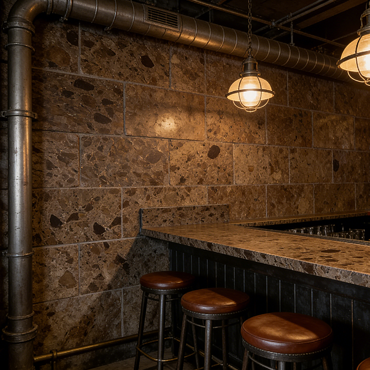 YDSTONE Cut-to-Size Roxaflopriv Artificial Marble Tiles for Villa Exterior Staircase Wall Bathroom Mall Flooring Table Tops