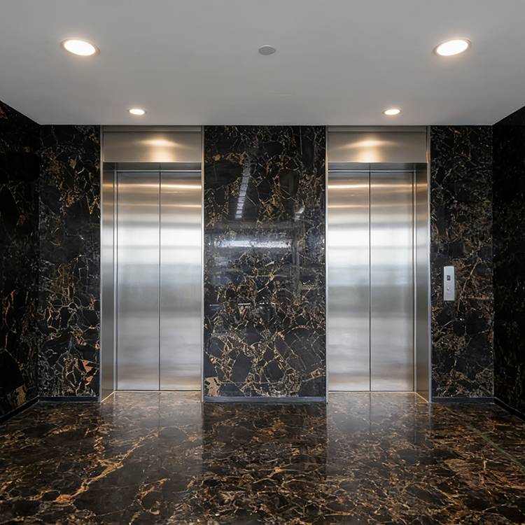 YDSTONE Black Portoro Marble Tiles Cut-to-Size for Indoor Decoration Balcony Waterstone Floor Tiles for Exterior