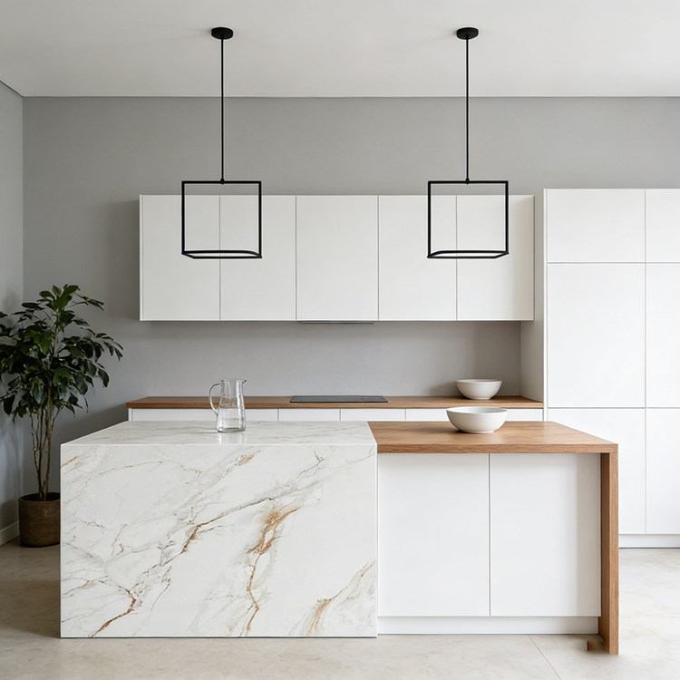 New Arrival Calacatta Gold Sintered Stone Foshan Rock Slab Glossy Porcelain Tiles Sintered Stone Slab