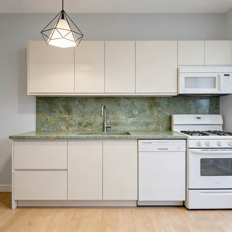 YDSTONE Customized TANZANITE GREEN Turquoise Granite Natural Stone Green Granite Green Quartzite for Countertop and Island