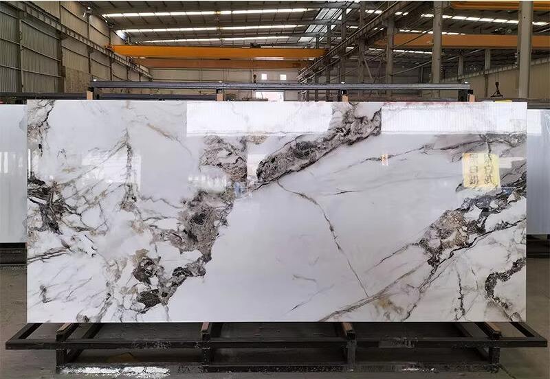product best selling imperial green stone large size porcelain slab polished floor tiles sintered stone-5