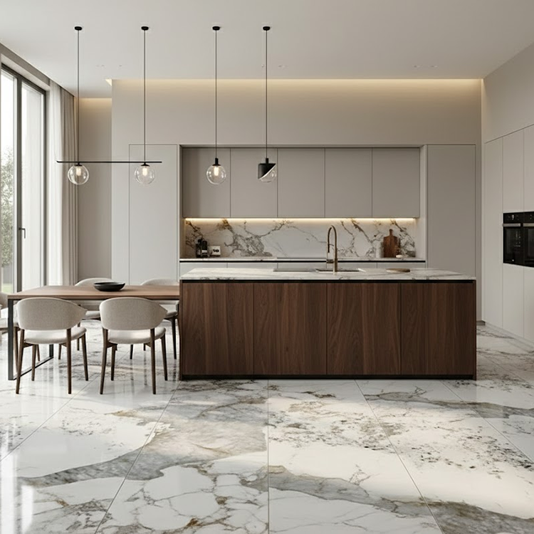 Pandora Sintered Stone Tiles Wall Slab Fireproof Modern for Bedroom Floorings