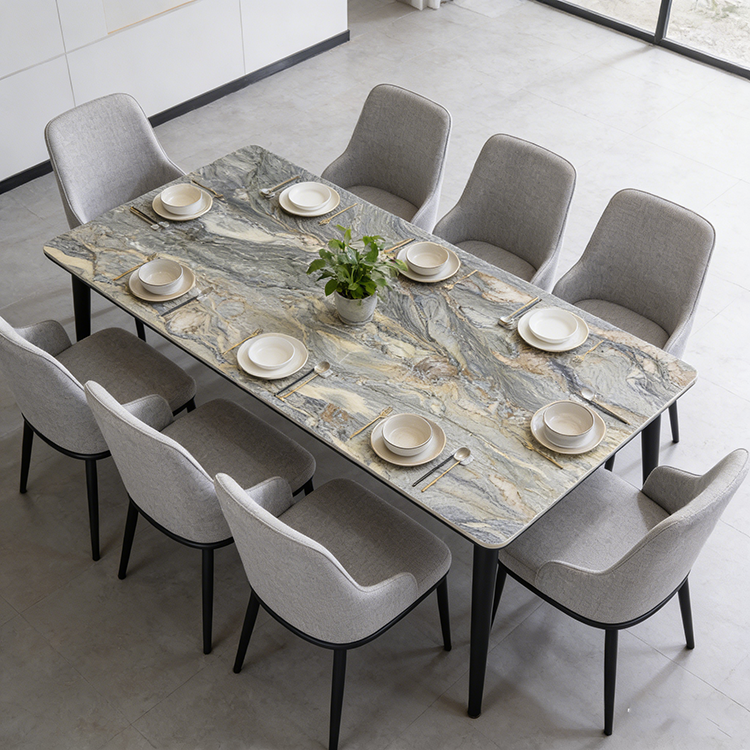 YDSTONE Hot Selling Brazilian Natural Stone Slabs Aquarella Green Quartzite Slab Dinning Tables