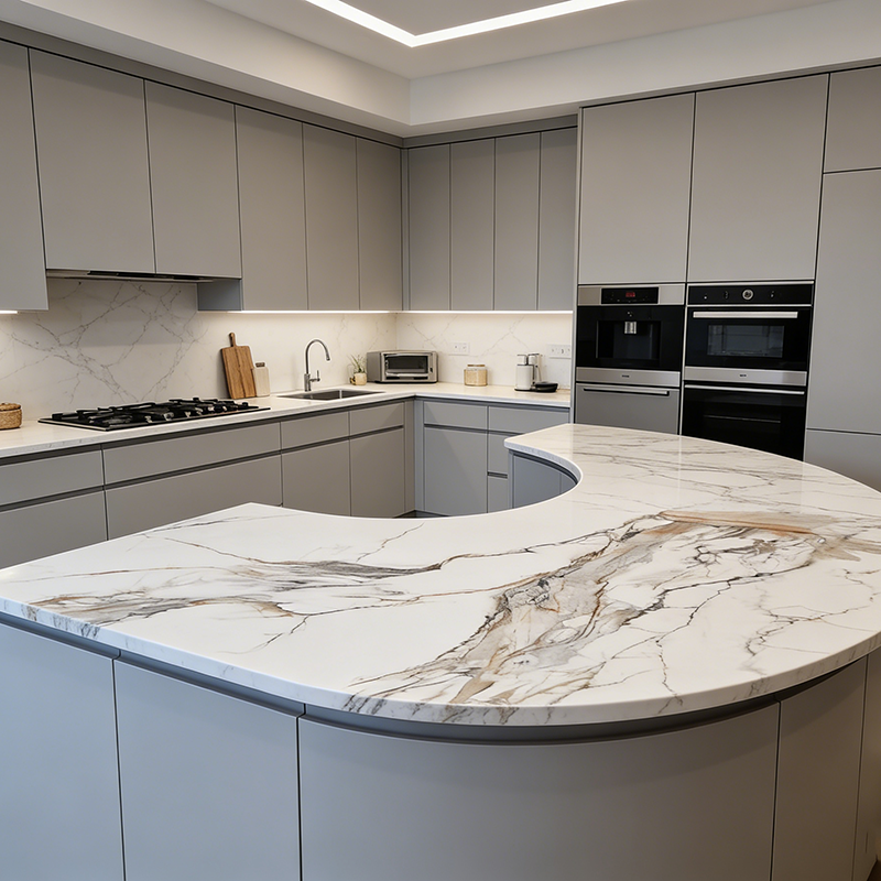 Modern Floor Tiles 3200*1600mm Marble Porcelain Wall Stone Panel Artificial Sintered Stone Slabs