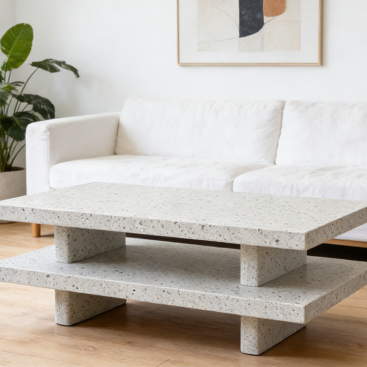 Customized Wholesale Terrazzo Stone Tile Floor Big Slab for Villa Wall Application Artificial Stone for Living Room