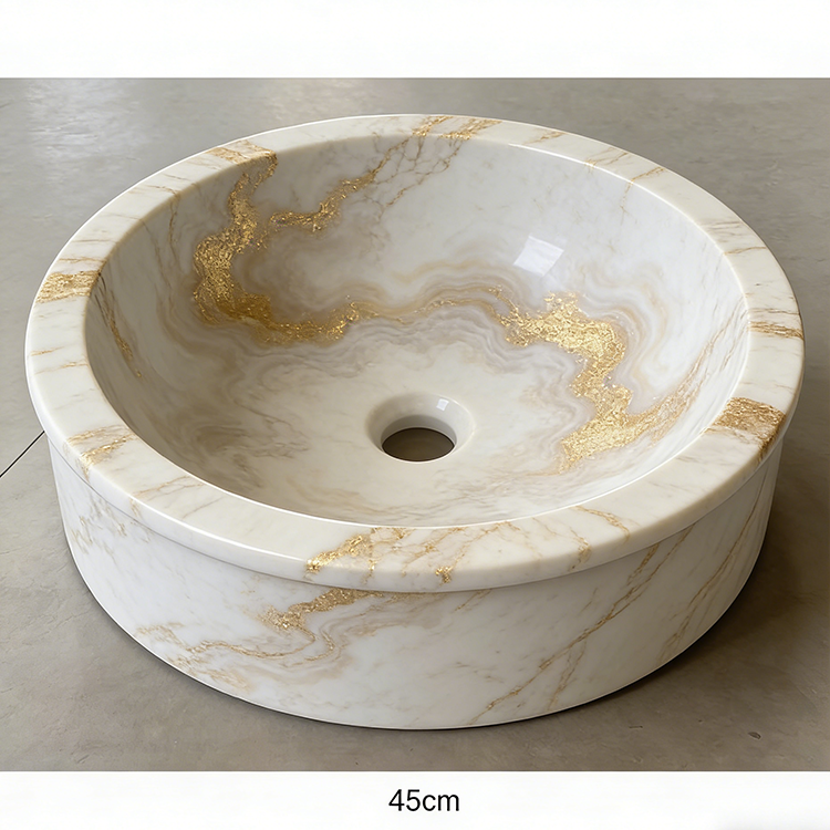 High Quality Sintered Stone Artificial Slab Versatile Flooring Tiles Home Hotel Bathroom Sink