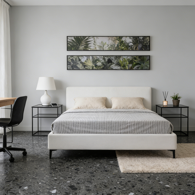 YDSTONE Modern Hangzhou Grey Artificial Marble Tiles Cut-to-Size for Villa Exterior Staircase Wall Indoor Floor Bathroom