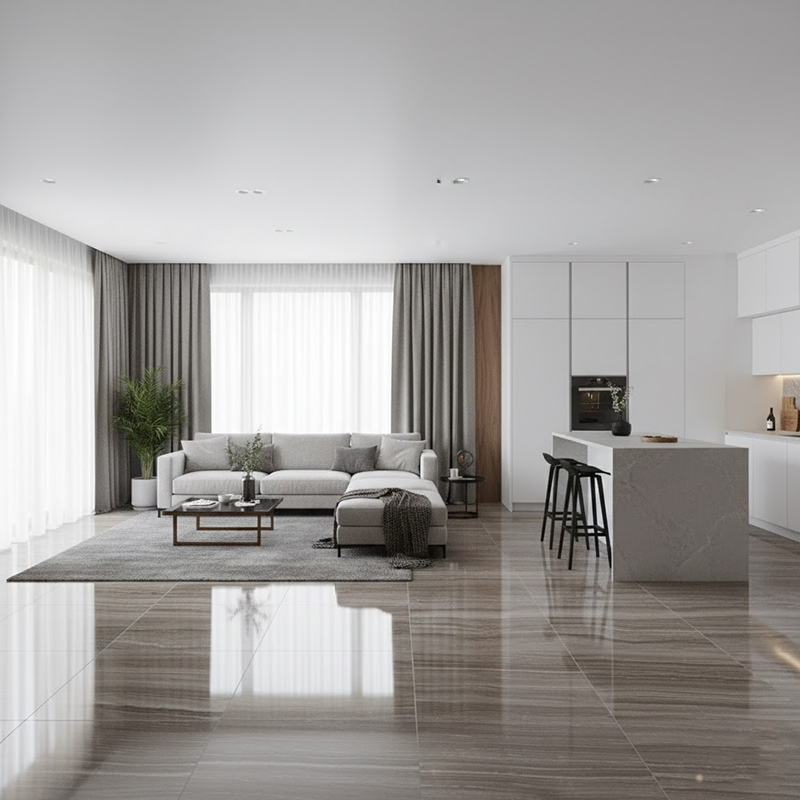 YDSTONE Luxury Natural Marble Stone Natural Wood Grain Eramosa Wood Marble for Stair Treads Floor Tiles