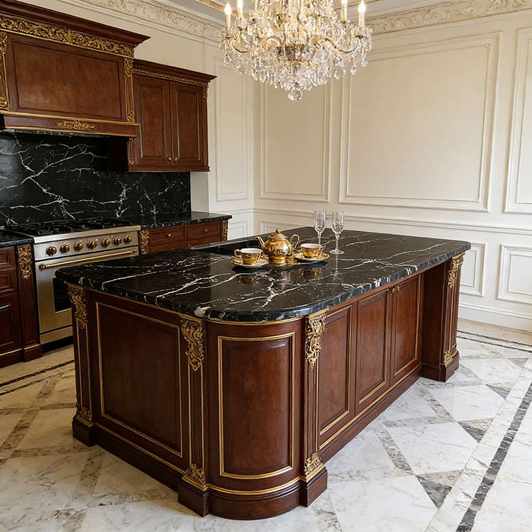 Quartz Calacatta Black Polished Surface Artificial Slab Stone Quartz Countertops Stone Engineered Quartz Slabs