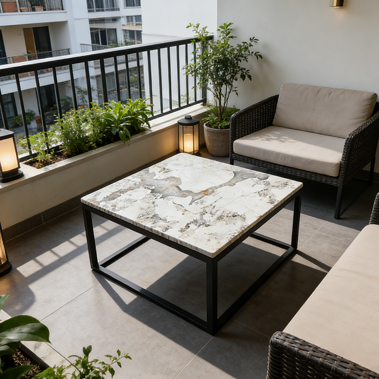 Pandora Sintered Stone Tiles Wall Slab Fireproof Modern for Livingroom Dining Table Top Coffee Table