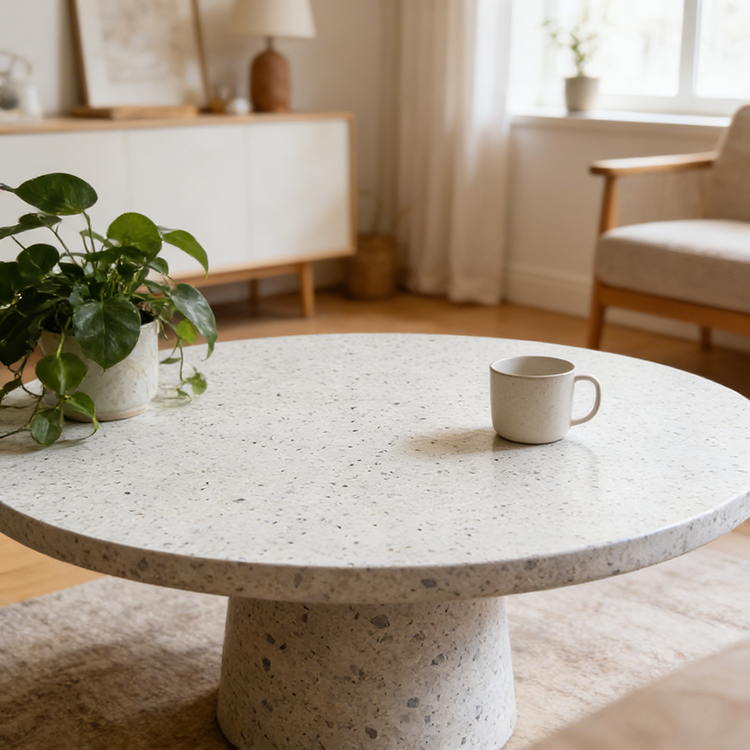 Customized Wholesale Terrazzo Stone Tile Floor Big Slab for Villa Wall Application Artificial Stone for Living Room