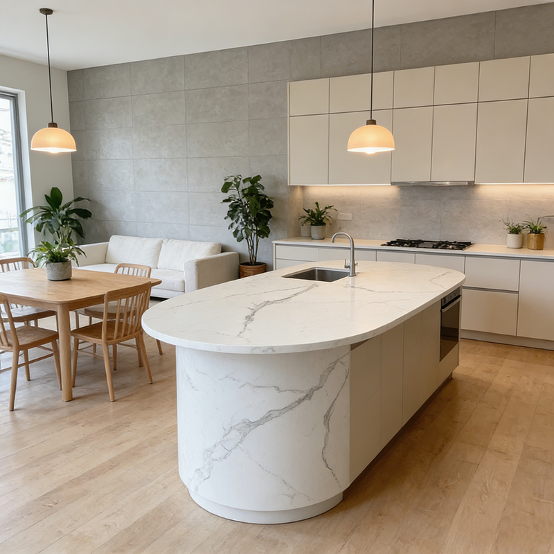 20mm Sintered Stone Artificial Stone White Ceramic Tile Sintered Stone Slabs for Floors