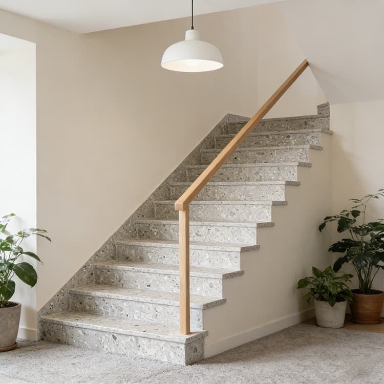 YDSTONE Factory Price Artificial Stone Floor Panel Slab Floor Tiles Polished Terrazzo for Stair