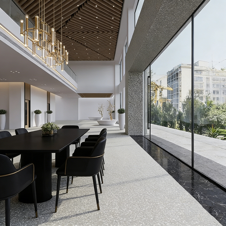 YDSTONE Chinese Artificial Stone Terrazzo Stone Big Slab Terrazzo Panels Floor Terrazzo for Table Indoor and Outdoor