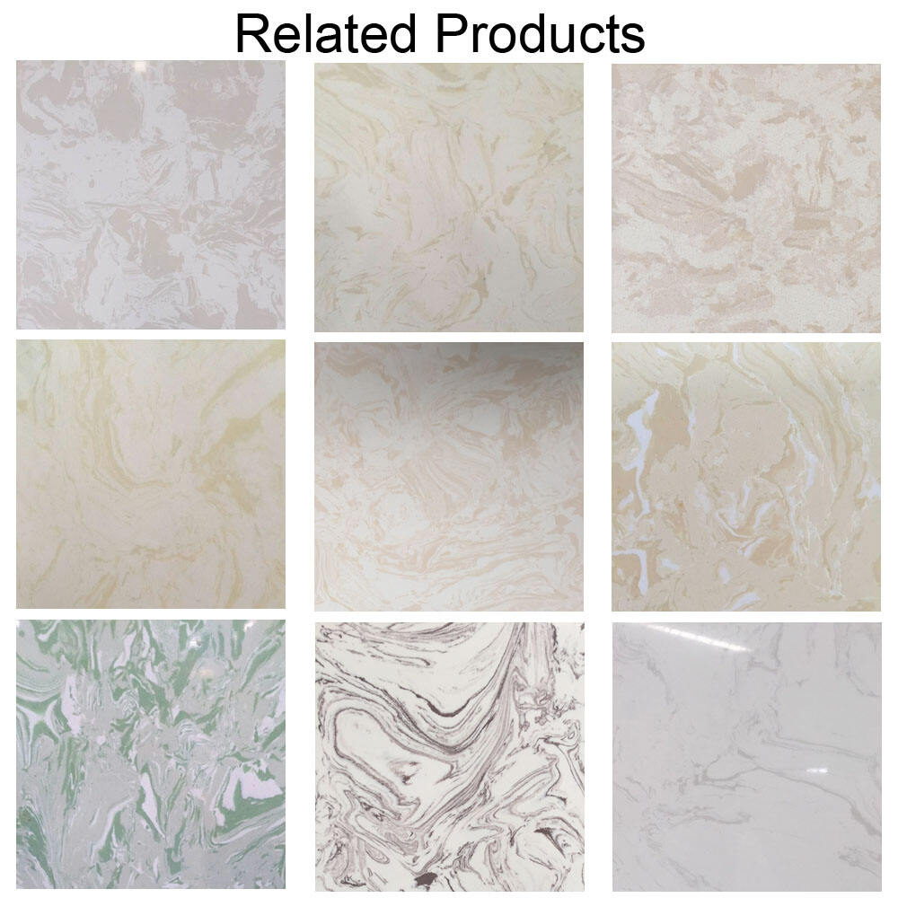 YDSTONE Fast Delivery Artificial Stone Black Glossy Heat Resistant Kitchen Marble Floor Slab factory