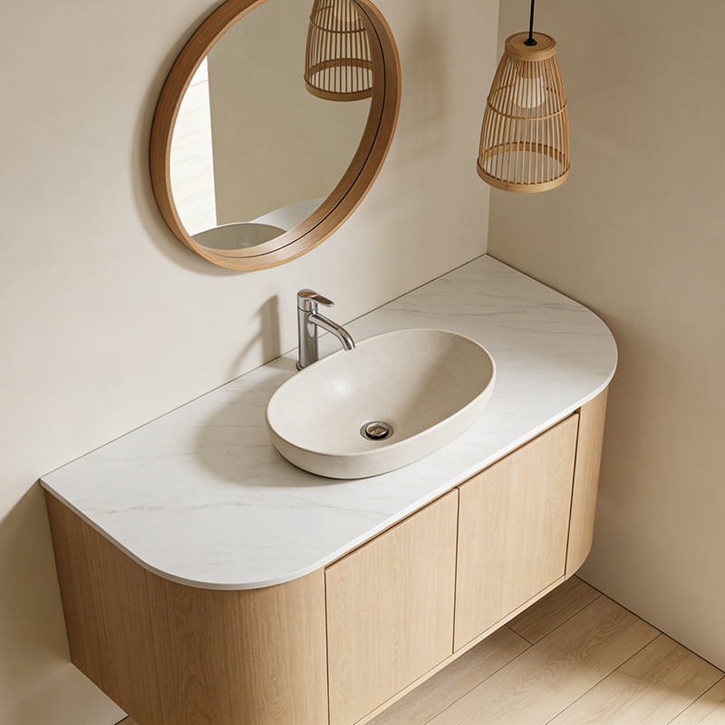 20mm Sintered Stone Artificial Stone White Ceramic Tile Sintered Stone Slabs for Barthroom Vanity Tops