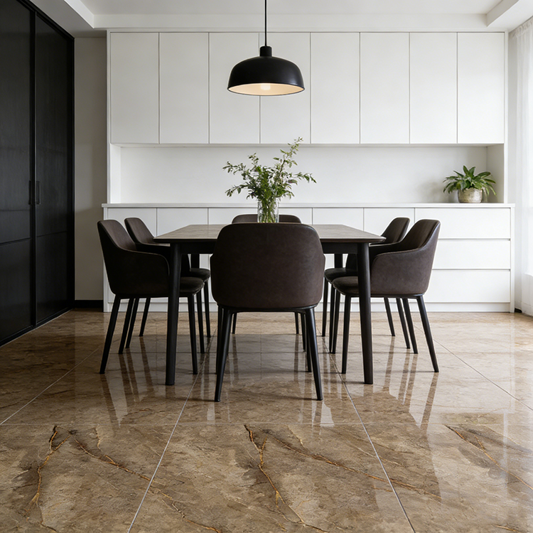 YDSTONE Künstlicher quadratischer Marmor 600*600 Keramikfliese Weiße Farbe Porzellan Bodenfliesen für das Haus