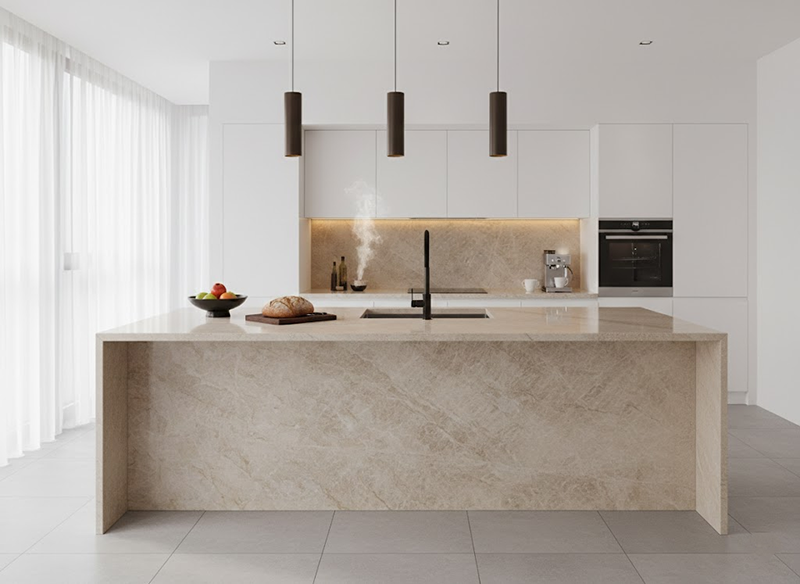 Taj Mahal Quartzite: Dhagax Dhinac-dhinac oo La Ilaaliyey Dhinac-dhinac ee Hore