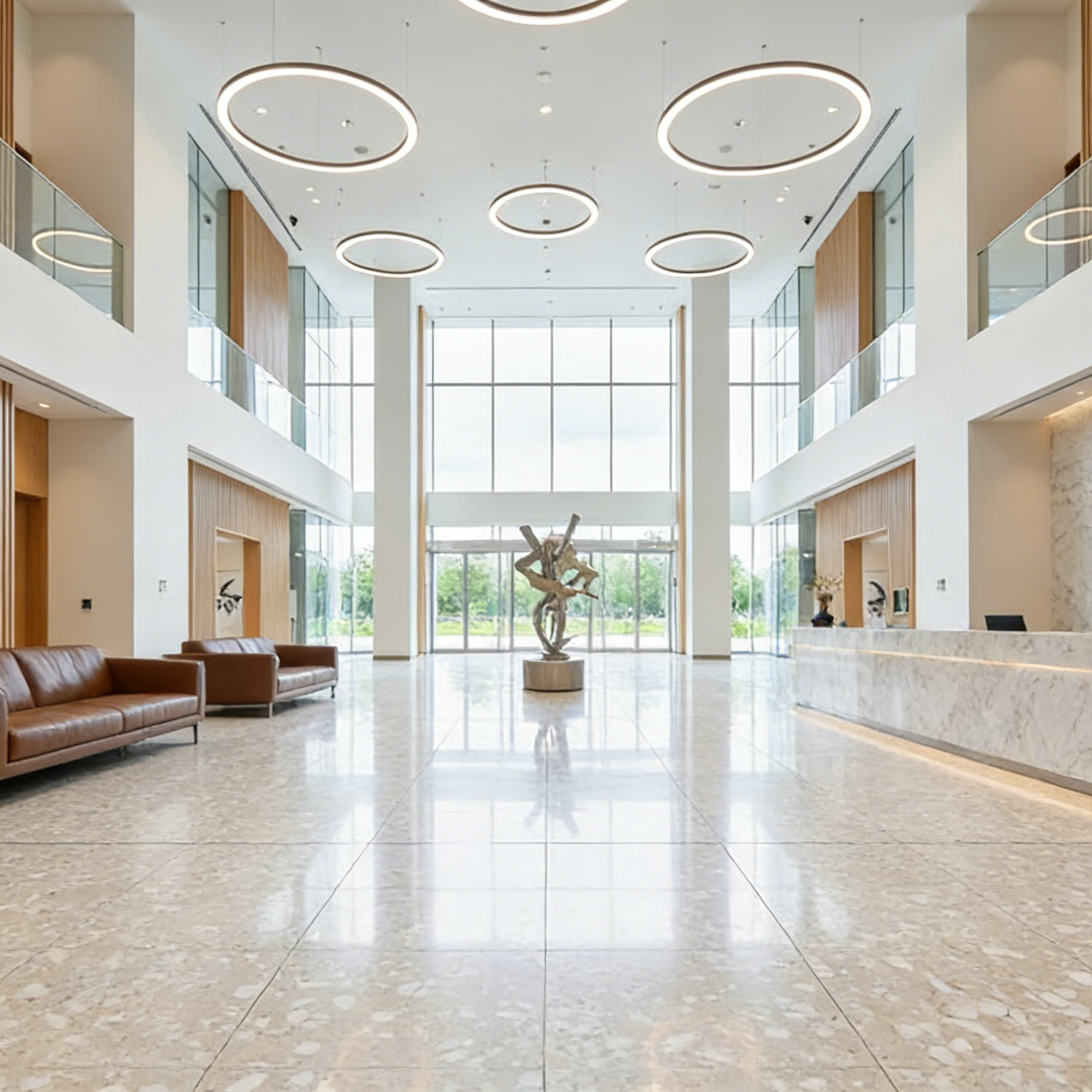 YDSTONE Antique Beige Cut-to-Size  Artificial Marble Tiles for Exterior Interior Decoration-Balcony