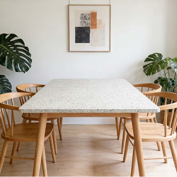 Customized Wholesale Terrazzo Stone Tile Big Slab for Villa Application Artificial Stone for Living Room Dinning Table