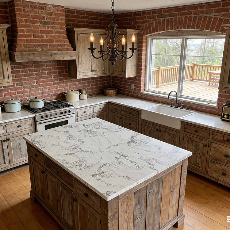 Modern Waterproof White Artificial Calacatta Quartz Stone Top 0 Silica Quartz Stone Slab for Kitchen Counter Top